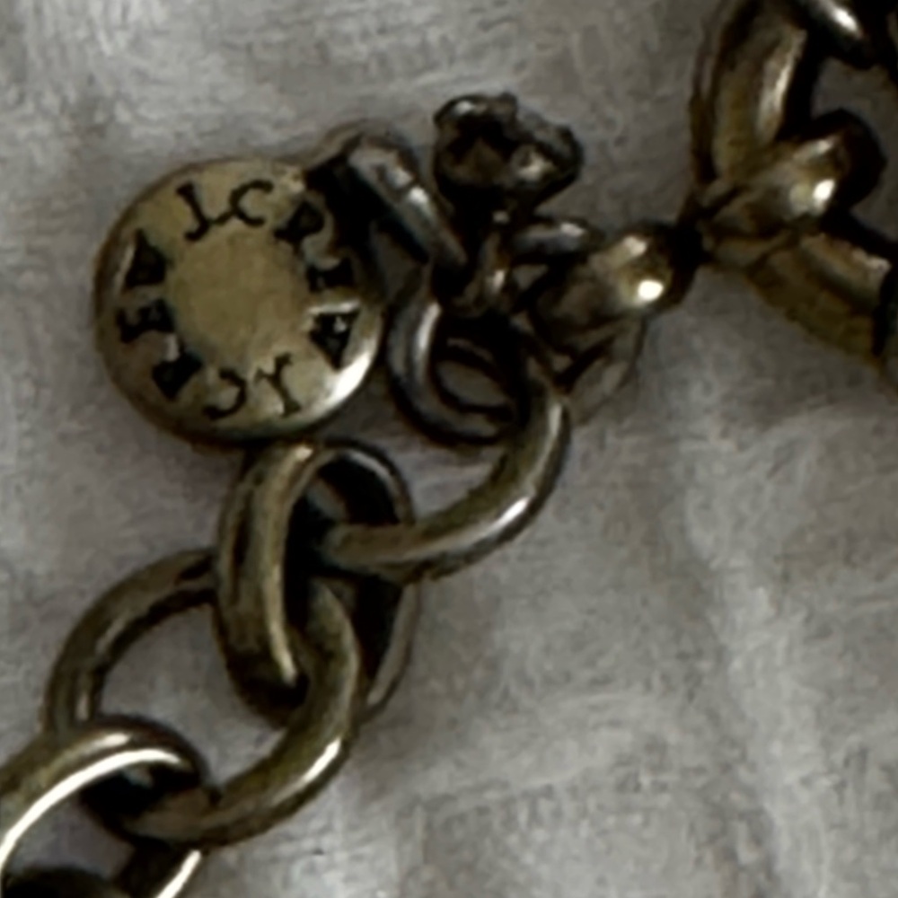 J. Crew Factory Gold and Crystal Necklace - Picture 2 of 2